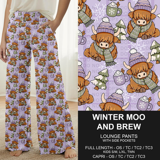 B315 - Preorder Winter Moo and Brew Lounge Pants (Closes 10/04. ETA: early Dec.)