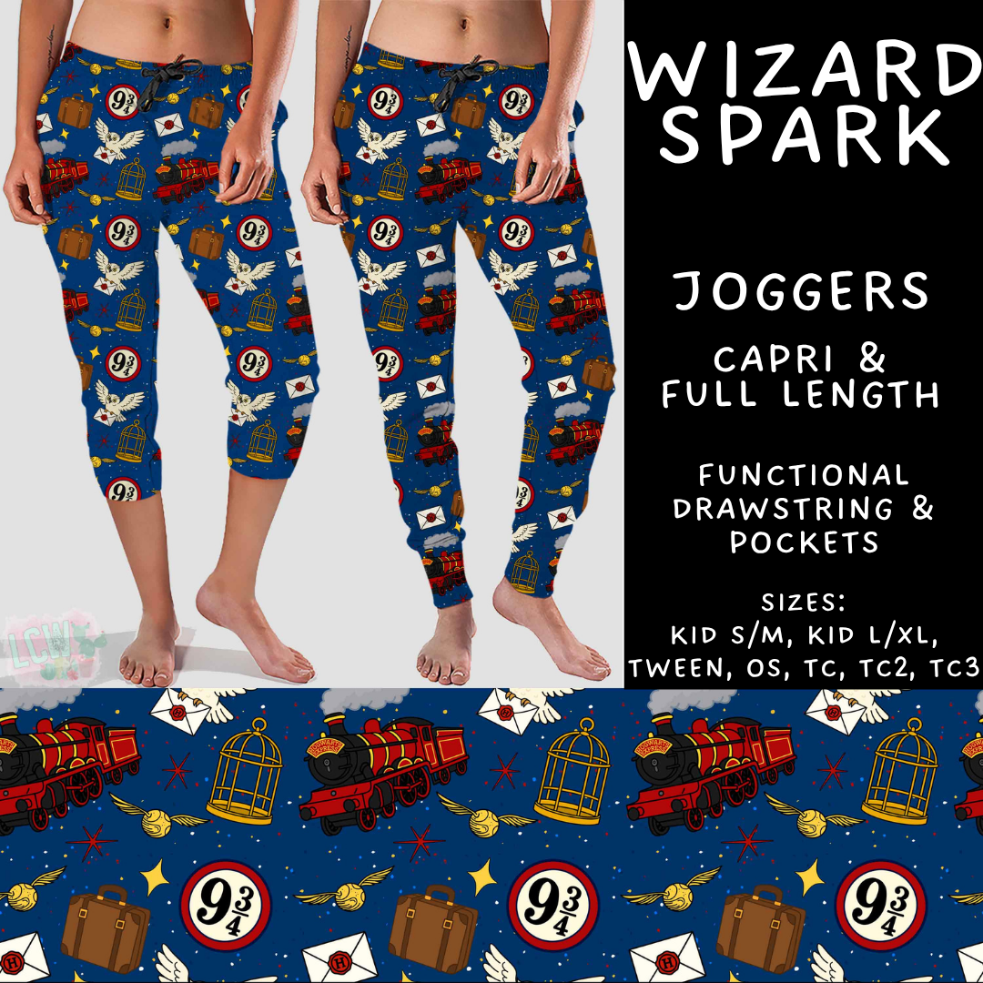 Batch #544 - Cool Characters 16 - Closes 6/17 - ETA mid August - Wizard Spark Full and Capri Length Joggers