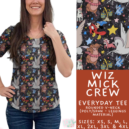Batch #541 - Magical Faves 21 - Closes 6/10 - ETA mid August - Wiz Mick Crew Everyday Tee
