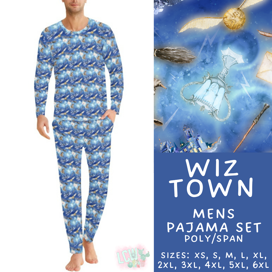 Batch #590 - Magical Family Pajamas - Closes 9/18 - ETA mid Nov - Wiz Town Men's Pajama Set