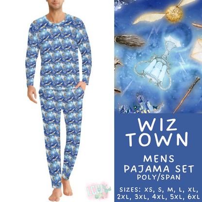 Batch #590 - Magical Family Pajamas - Closes 9/18 - ETA mid Nov - Wiz Town Men's Pajama Set