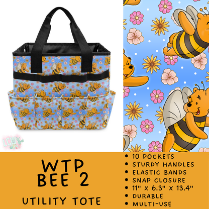 Batch #549 - Utility Tote 2 - Closes 6/29 - ETA late August - WTP Bee 2 Utility Tote