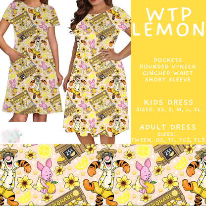 Batch #552 - Magical Faves 22 - Closes 7/6 - ETA early Sept - WTP Lemon Adult & Kids Dresses