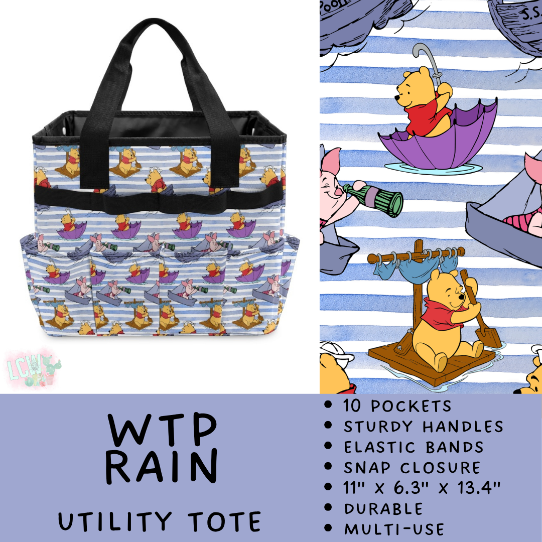 Batch #549 - Utility Tote 2 - Closes 6/29 - ETA late August - WTP Rain Utility Tote