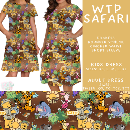 Batch #594 - Magical Faves 25 - Closes 10/5 - ETA early Dec - WTP Safari Adult & Kids Dresses