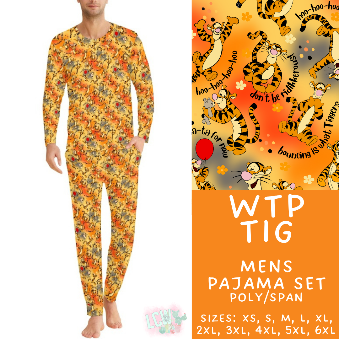 Batch #590 - Magical Family Pajamas - Closes 9/18 - ETA mid Nov - WTP Tig Men's Pajama Set