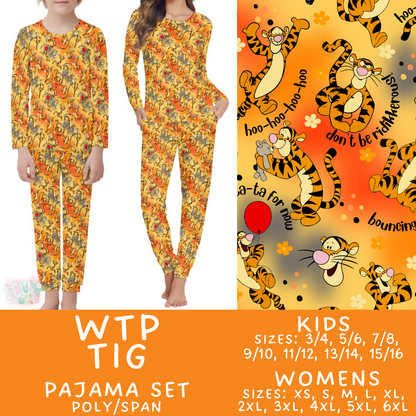 Batch #590 - Magical Family Pajamas - Closes 9/18 - ETA mid Nov - WTP Tig Women's & Kid's Pajama Set