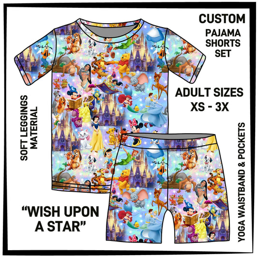 PS1S - Wish Upon A Star Pajamas Top & Shorts Set - Preorder Closing 7/1 ETA: Late Aug