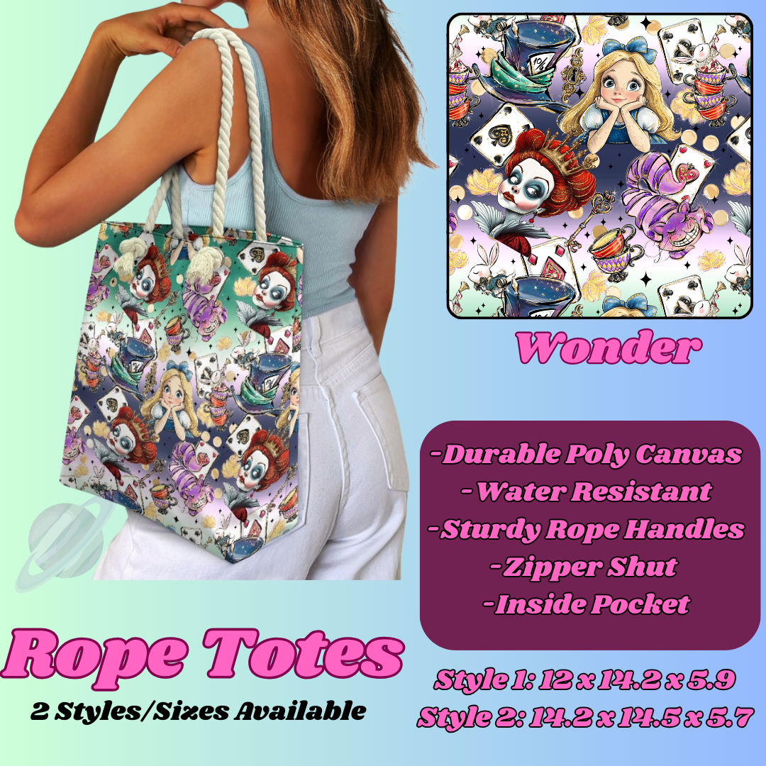 WONDER-ROPE TOTE PREORDER CLOSING 5/6