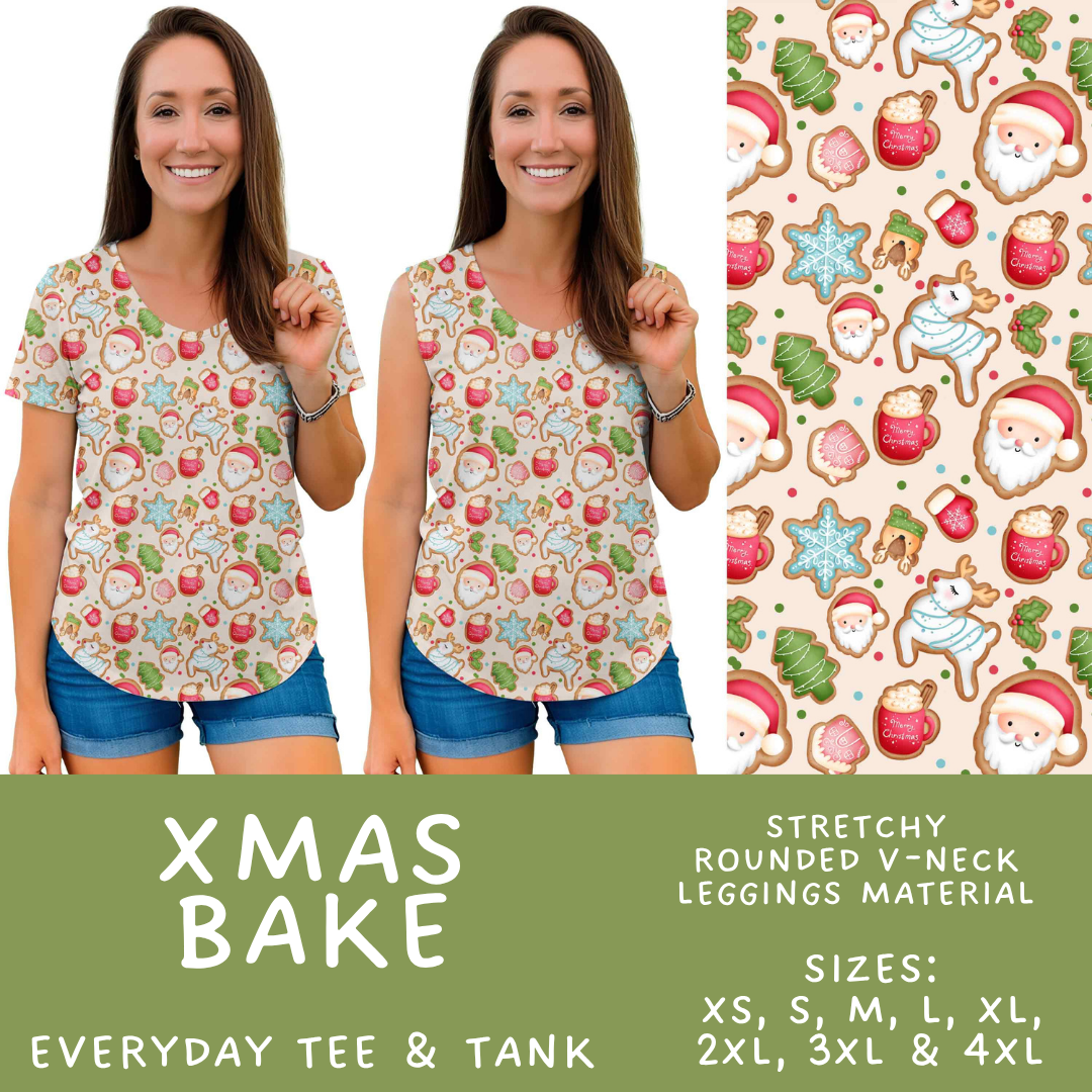 Batch #565 - Christmas in July 2 - Closes 8/5 - ETA early October - Xmas Bake Everyday Tank & Tee
