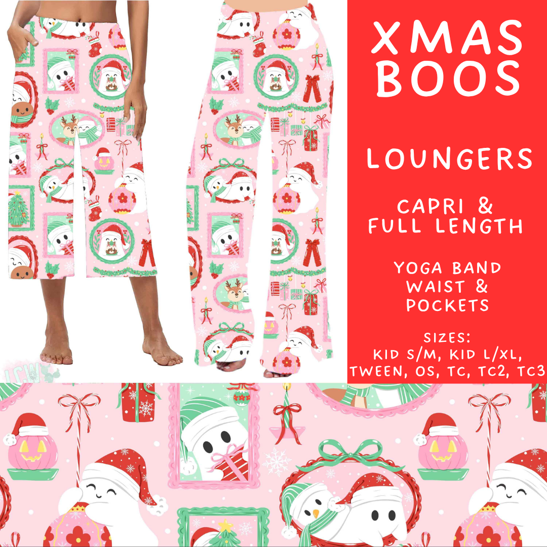 Batch #565 - Christmas in July 2 - Closes 8/5 - ETA early October - Xmas Boos Capri and Full Length Loungers