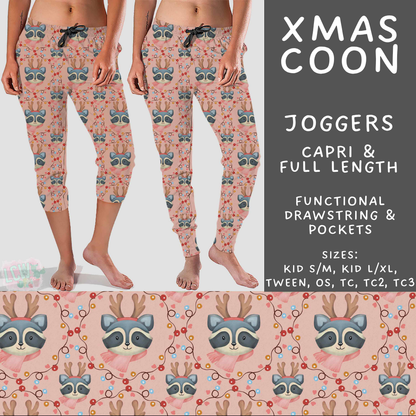 Batch #565 - Christmas in July 2 - Closes 8/5 - ETA early October - Xmas Coon Full and Capri Length Joggers