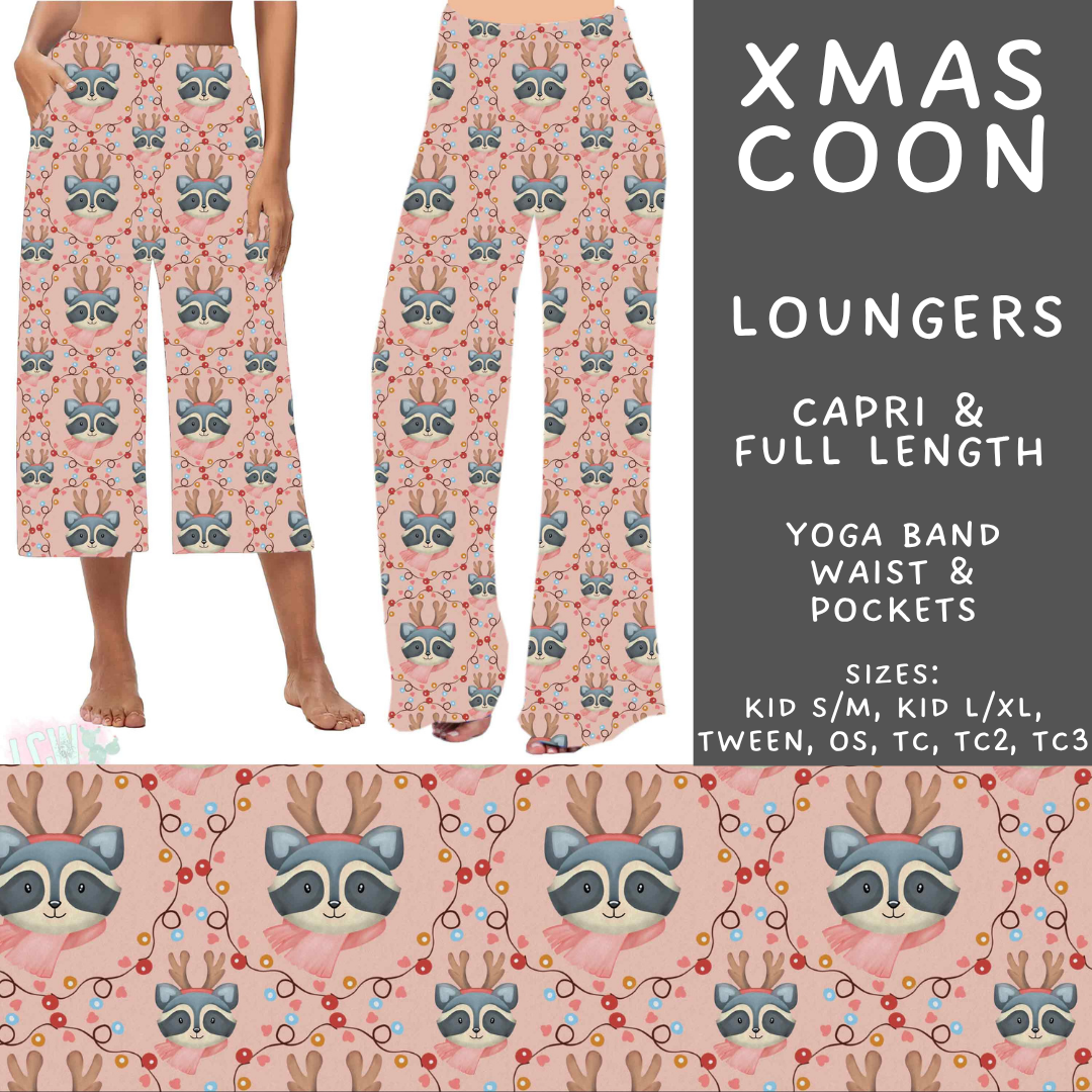 Batch #565 - Christmas in July 2 - Closes 8/5 - ETA early October - Xmas Coon Capri and Full Length Loungers