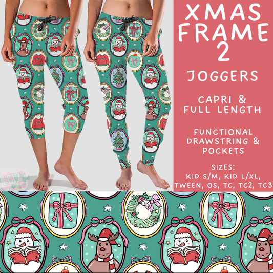 Batch #565 - Christmas in July 2 - Closes 8/5 - ETA early October - Xmas Frame 2 Full and Capri Length Joggers