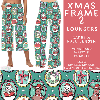 Batch #565 - Christmas in July 2 - Closes 8/5 - ETA early October - Xmas Frame 2 Capri and Full Length Loungers