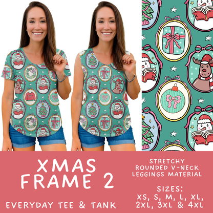 Batch #565 - Christmas in July 2 - Closes 8/5 - ETA early October - Xmas Frame 2 Everyday Tank & Tee