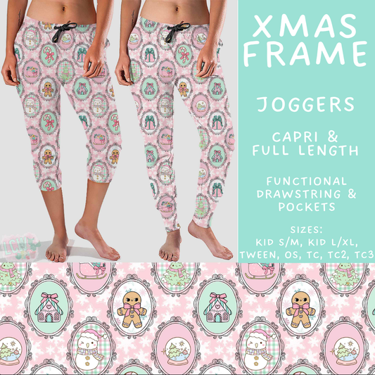 Batch #565 - Christmas in July 2 - Closes 8/5 - ETA early October - Xmas Frame Full and Capri Length Joggers