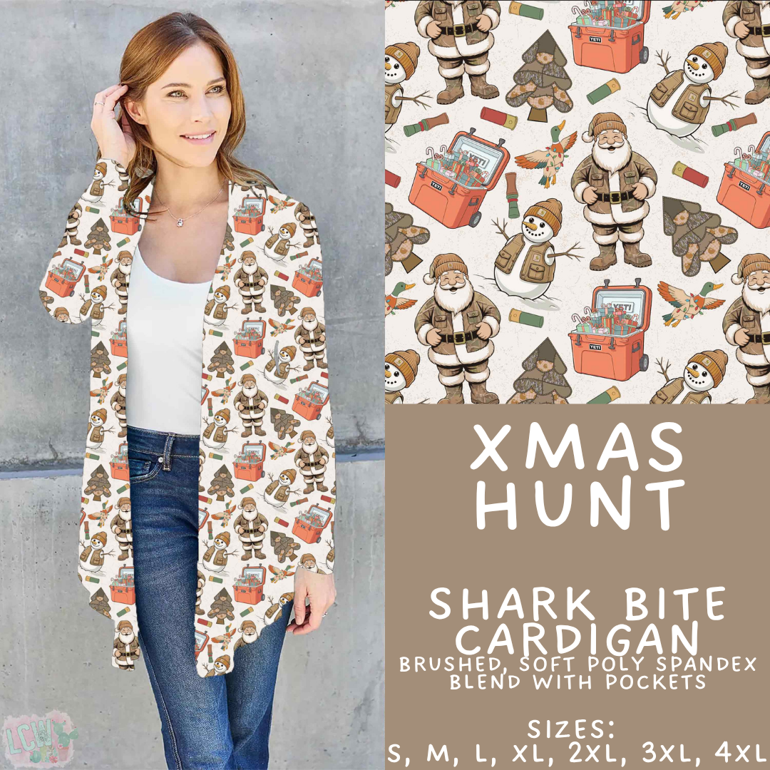 Batch #565 - Christmas in July 2 - Closes 8/5 - ETA early October - Xmas Hunt Cardigan