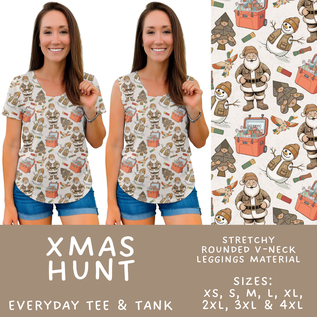 Batch #565 - Christmas in July 2 - Closes 8/5 - ETA early October - Xmas Hunt Everyday Tank & Tee
