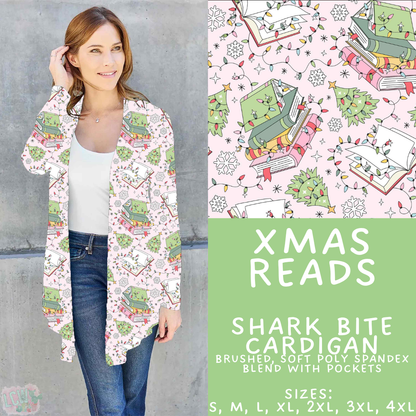 Batch #565 - Christmas in July 2 - Closes 8/5 - ETA early October - Xmas Reads Cardigan