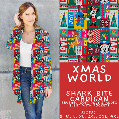 Batch #558 - Magical Character Christmas - Closes 7/20 - ETA mid/late Sept - Xmas World Cardigan