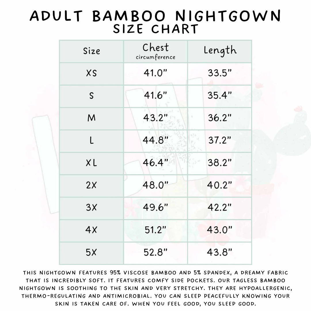 Batch #466 - Mommy & Me Dreamers 2 - Closes 12/22 - ETA mid February - Galaxy Books Adult & Kid's Bamboo Nightgown