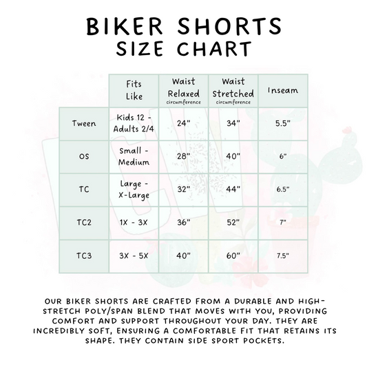 Batch #568 - Halloween Spooky Sets 3 - Closes 8/12 - ETA early October - Hallo Ears Side Panel Biker Shorts