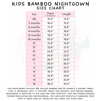 Batch #466 - Mommy & Me Dreamers 2 - Closes 12/22 - ETA mid February - Gorg Flower Adult & Kid's Bamboo Nightgown