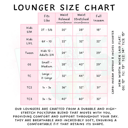 Batch #497 - January Request Run - Closes 2/27 - ETA late April - Dog Plant Capri and Full Length Loungers