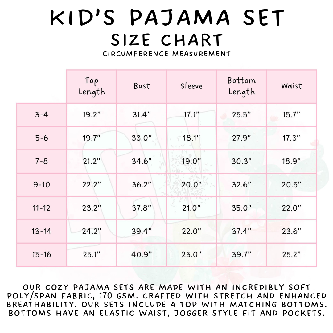 Batch #580 - Fall Family Pajamas 2 - Closes 9/4 - ETA early Nov - Blue Plaid Women's & Kid's Pajama Set