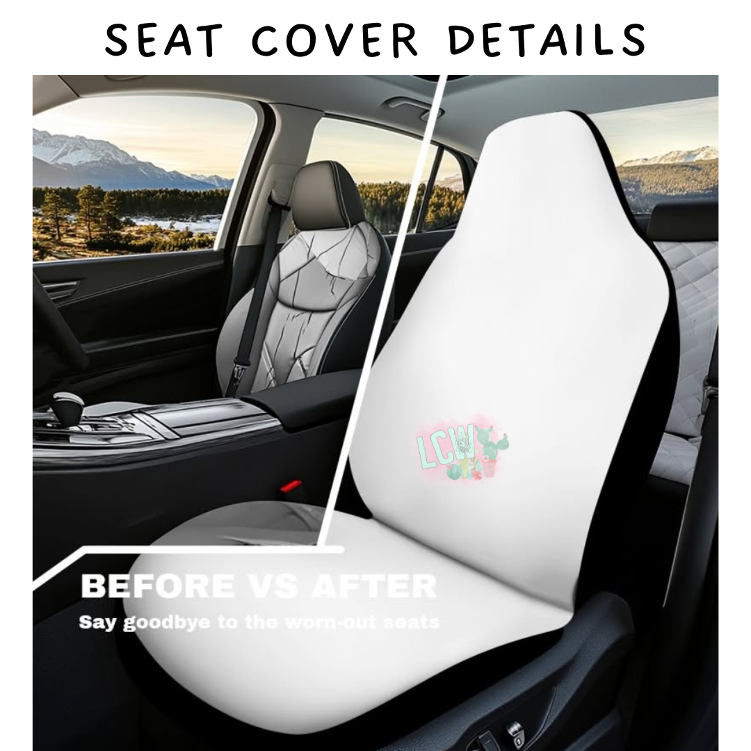 Batch #554 - Car Accessories 3 - Closes 7/10 - ETA early/mid Sept - Ombre Leop Vehicle Seat Covers