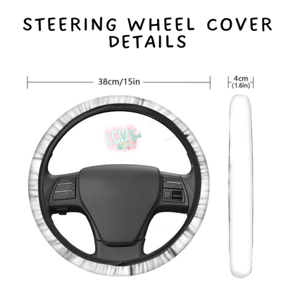 Batch #554 - Car Accessories 3 - Closes 7/10 - ETA early/mid Sept - Ombre Leop Steering Wheel Cover