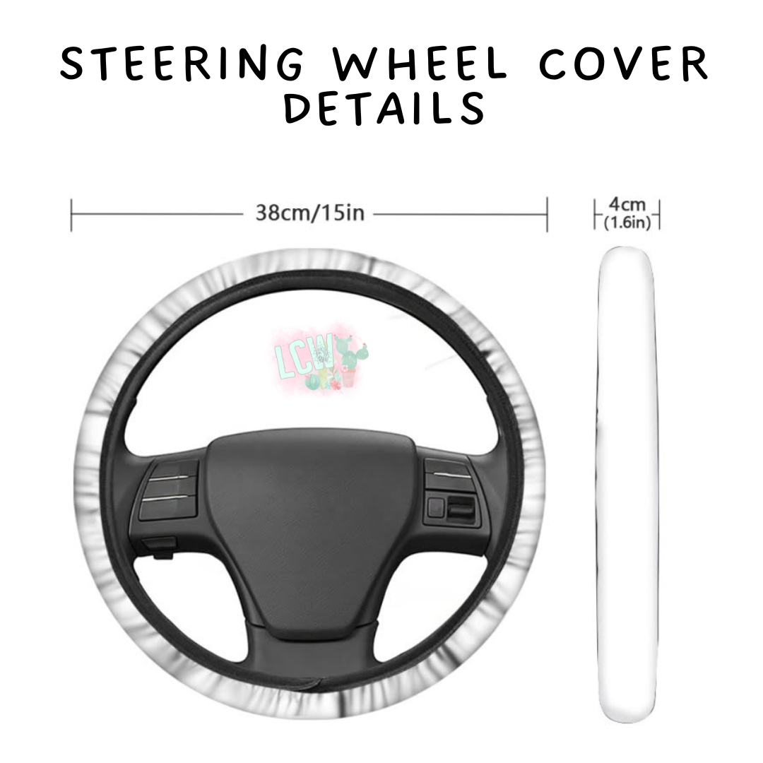 Batch #554 - Car Accessories 3 - Closes 7/10 - ETA early/mid Sept - Paisley PCock Steering Wheel Cover