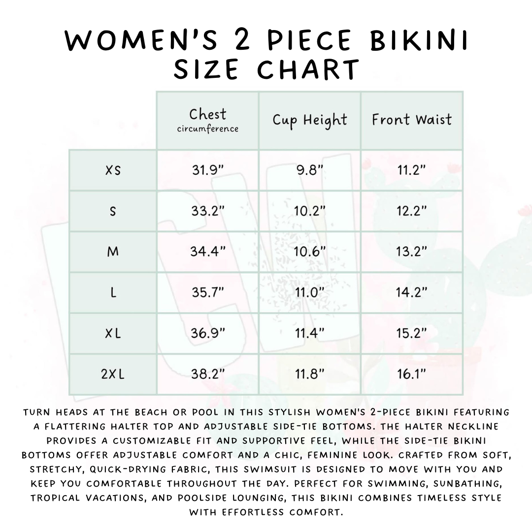 Batch #543 - Pool Party 2 - Closes 6/15 - ETA early/mid August - Palm Skull Women's 2 Piece Bikini
