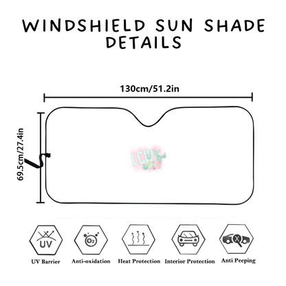 Batch #554 - Car Accessories 3 - Closes 7/10 - ETA early/mid Sept - NBC Dice Windshield Sun Shade