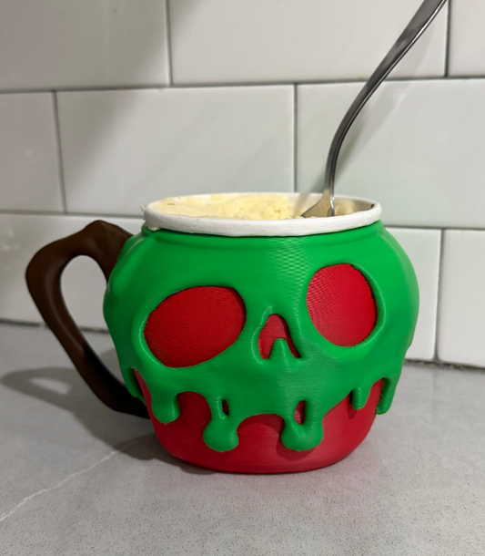 POISON APPLE ICE CREAM PINT HOLDER- 3D PRINTED