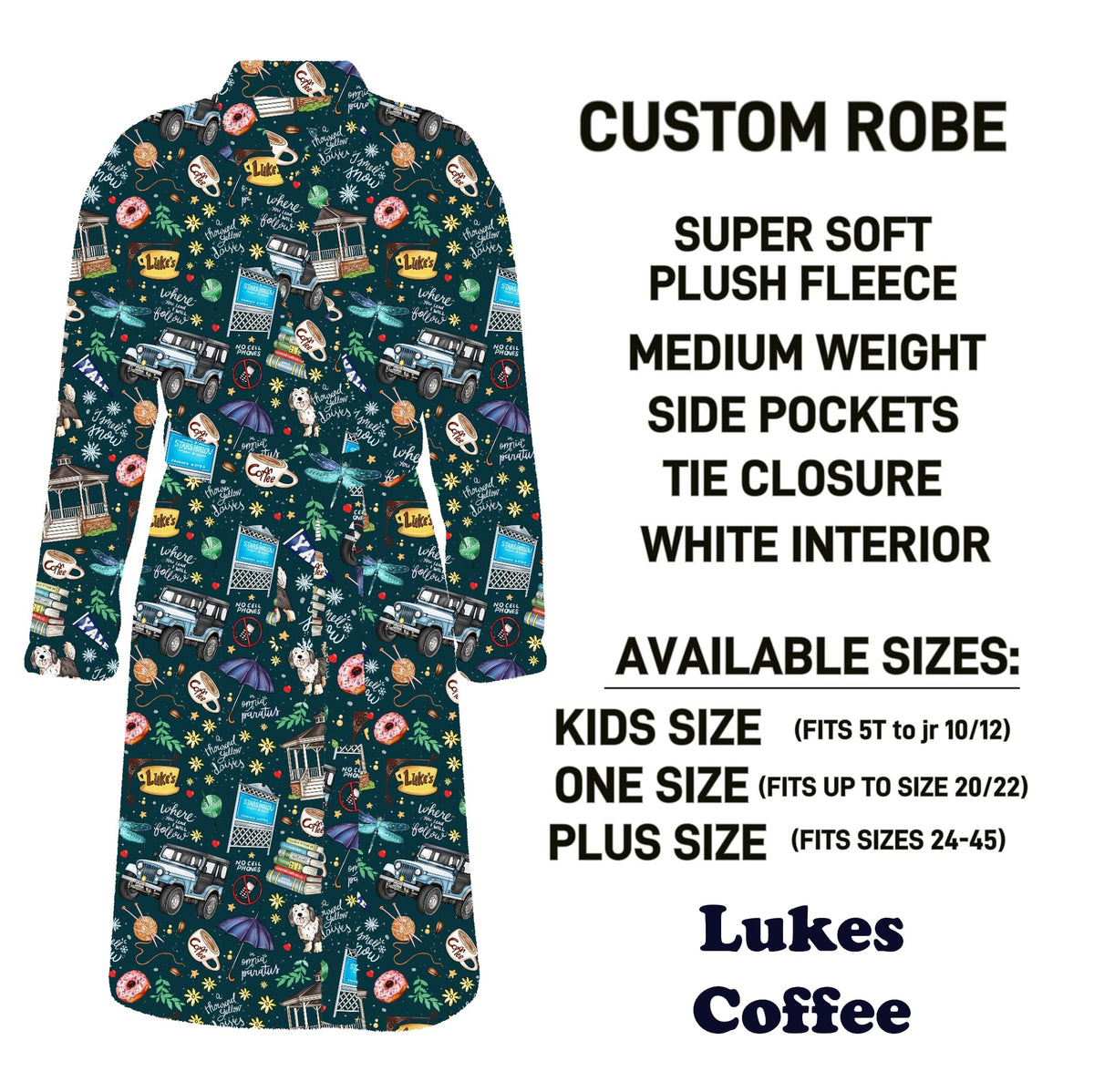 CU4R - Lukes Coffee Robe - Preorder Due 10/14 ETA: Mid-Dec