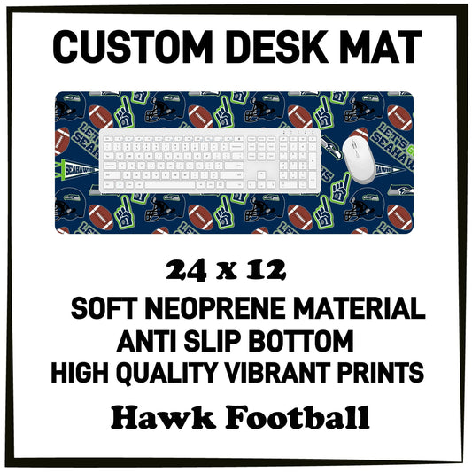 5DSK - Hawk Football Desk Mat - Preorder Due 10/21 ETA: Mid-Dec