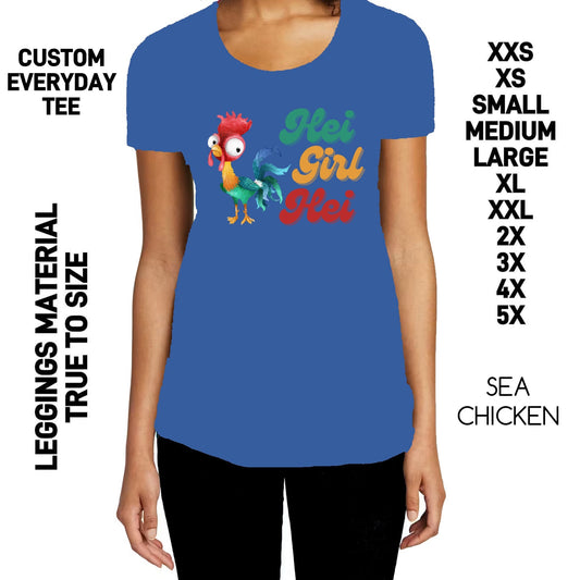 302BT - Sea Chicken Everyday Tee - Preorder Due 10/25 ETA: Late Dec