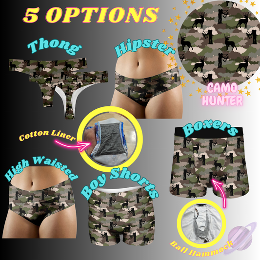 CAMO HUNTER- UNDERWEAR 3 PREORDER CLOSING 3/27