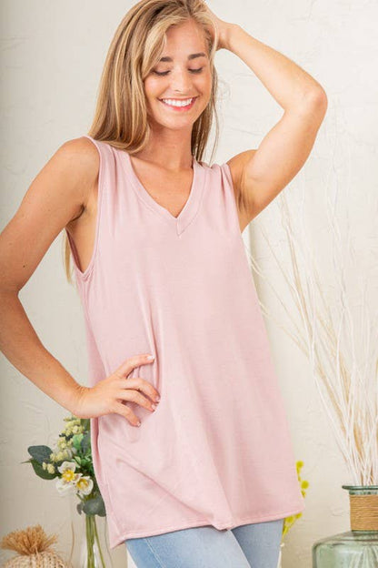 ST2045S SOLID TOP: BLACK / 2-2-2 (S -M-L)