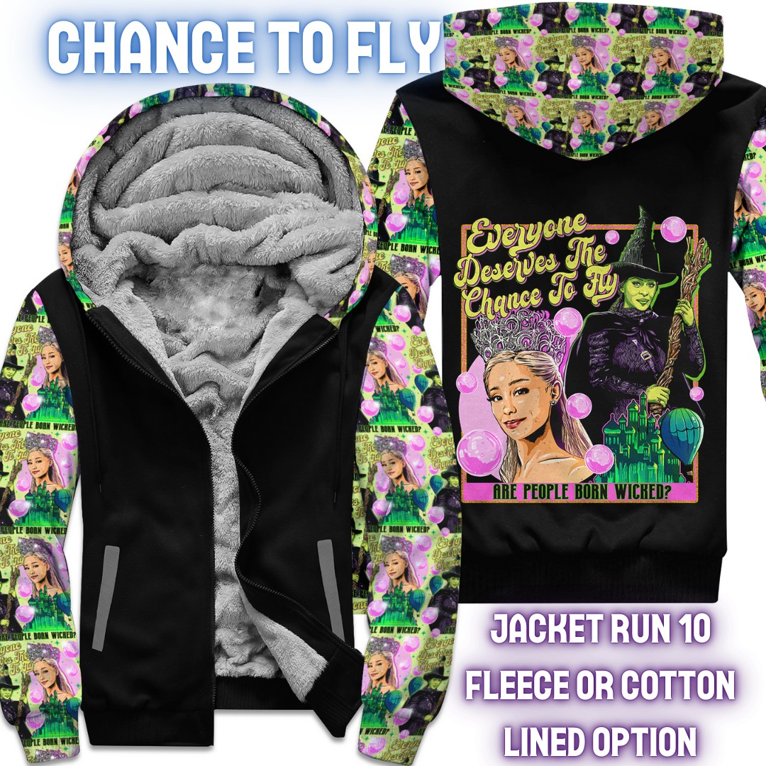 JACKET RUN 14-CHANCE TO FLY-FLEECE OR COTTON LINER-PREORDER CLOSING 12/16