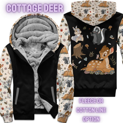 JACKET RUN 14-COTTAGE DEER-FLEECE OR COTTON LINER-PREORDER CLOSING 12/16