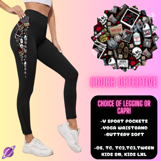COUCH DETECTIVE- HOODIE OUTFIT RUN-5 STYLE BOTTOMS- PREORDER 2/20