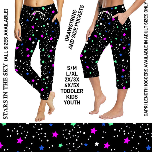 S3PJ - Stars In The Sky Full Jogger/Capri Lounger with Pockets - Preorder Due 10/28 ETA: Late Dec