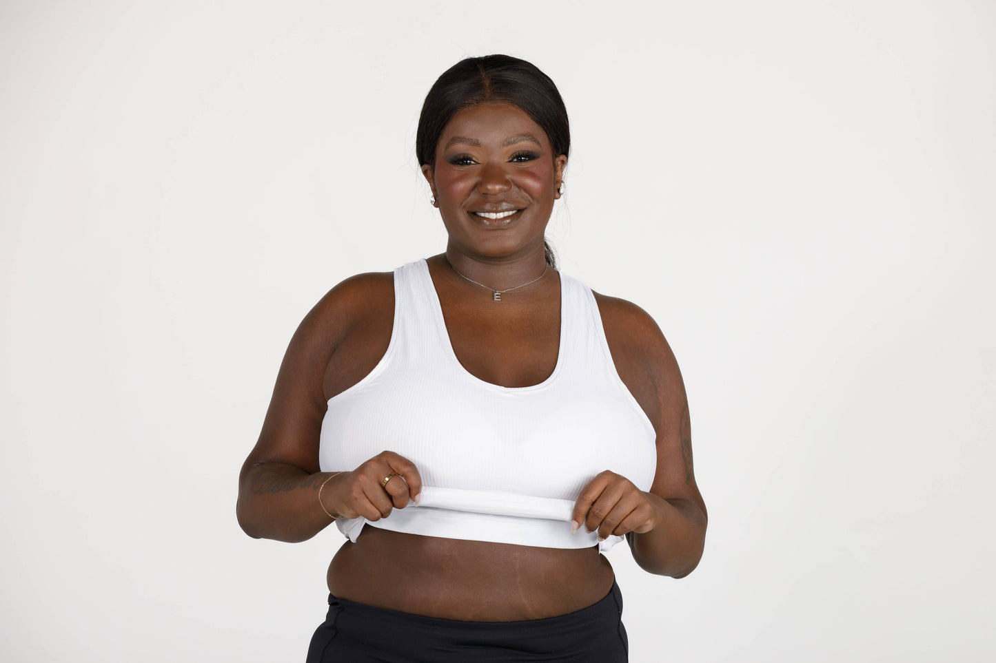 Lyra Pocket Bralette by JadyK: Black / 1X/2X
