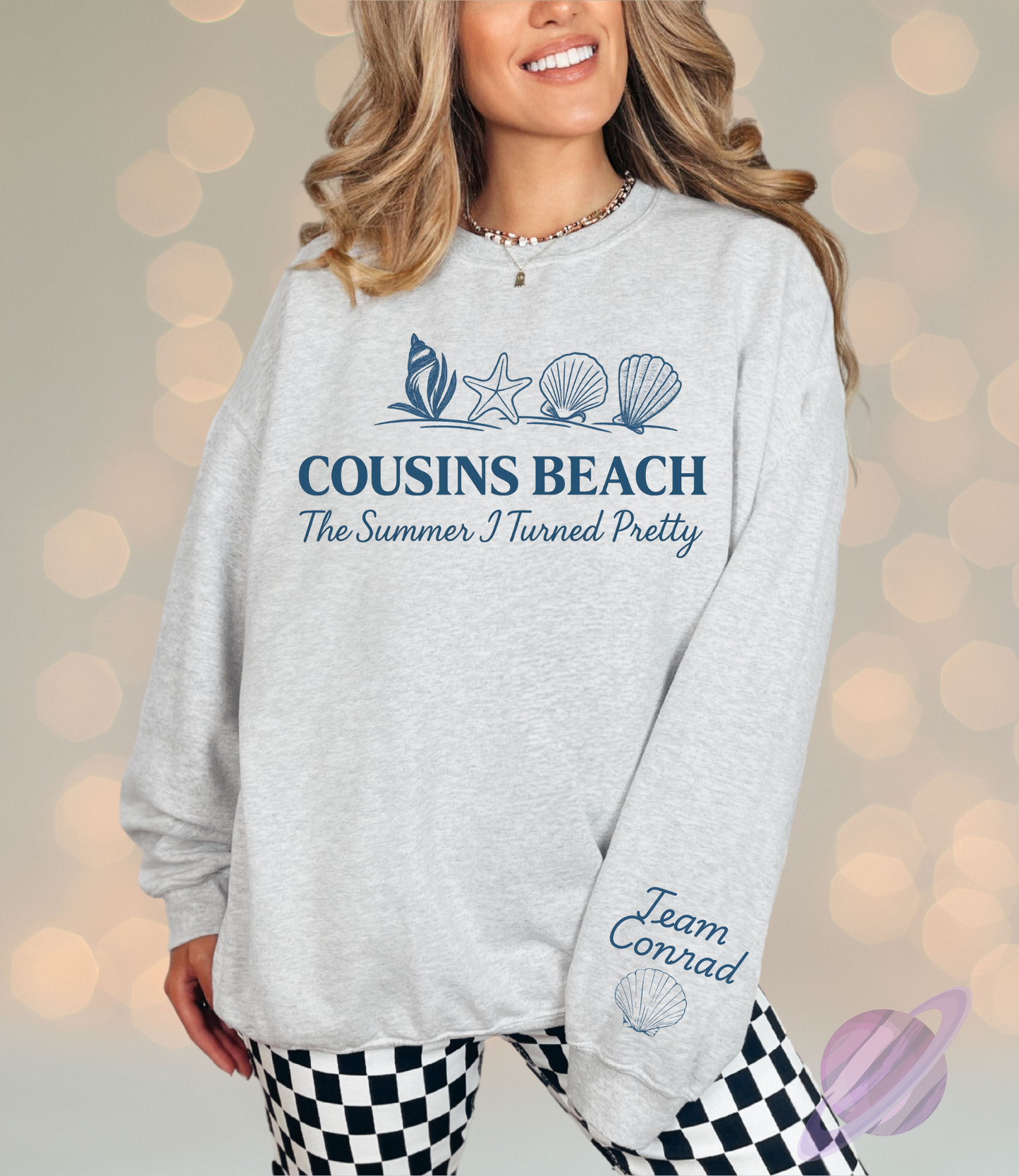 TEAM CONRAD -SWEATSHIRT W/ SLEEVE PRINT