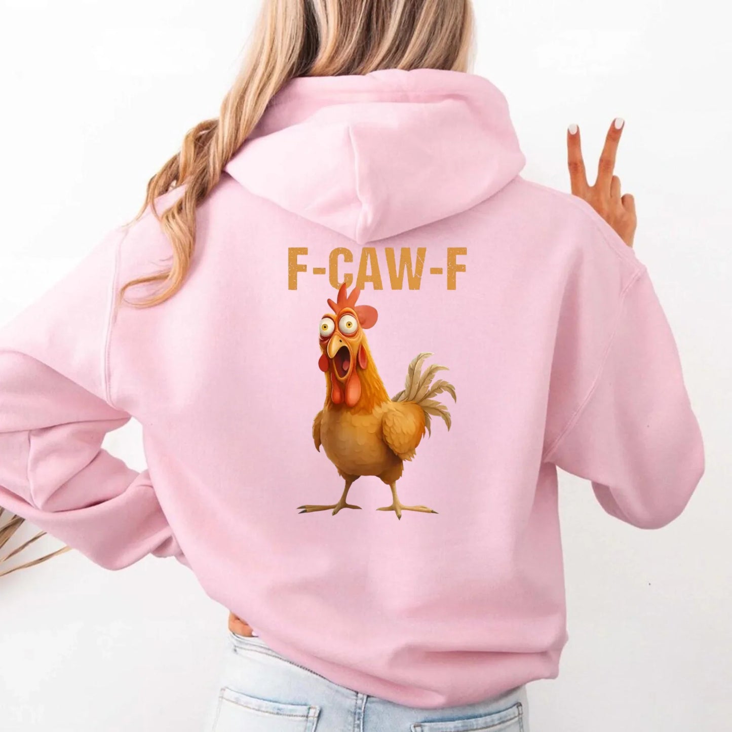 Funny F-Caw-F Rooster Hoodie