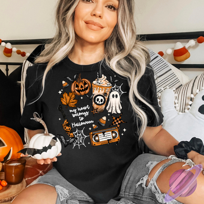 BATCH 115-HAUNTED HEART TEE