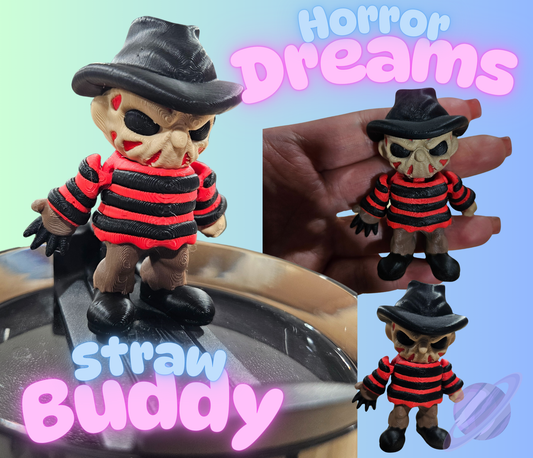 ARTSY CLOWN-3D PRINTED STRAW BUDDY